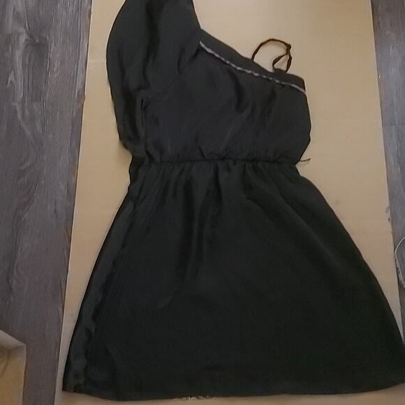 BCX One Shoulder Paisley Print Dress Purple/ Black S Bohon Castlecore  Fairycore - Picture 8 of 10